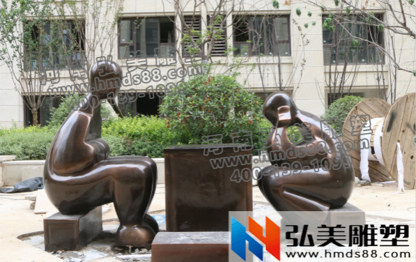 雕塑厂家弘美雕塑为您分享玻璃钢雕塑的制作方法