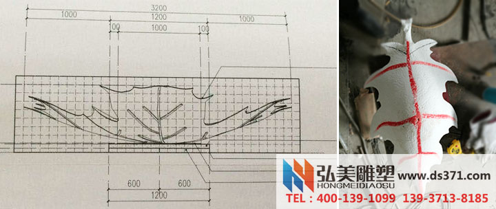 弘美雕塑 根据造型制作雕塑小稿