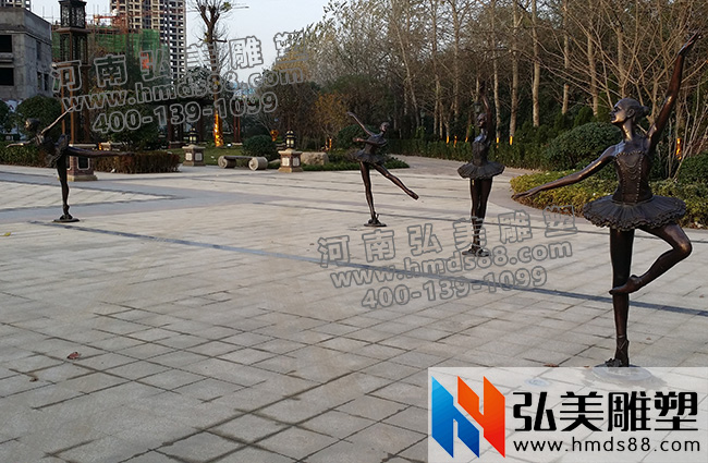 铸铜雕塑舞者